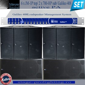 Meyer Sound Active JM-1P/700-H/Galileo 408 PA SET